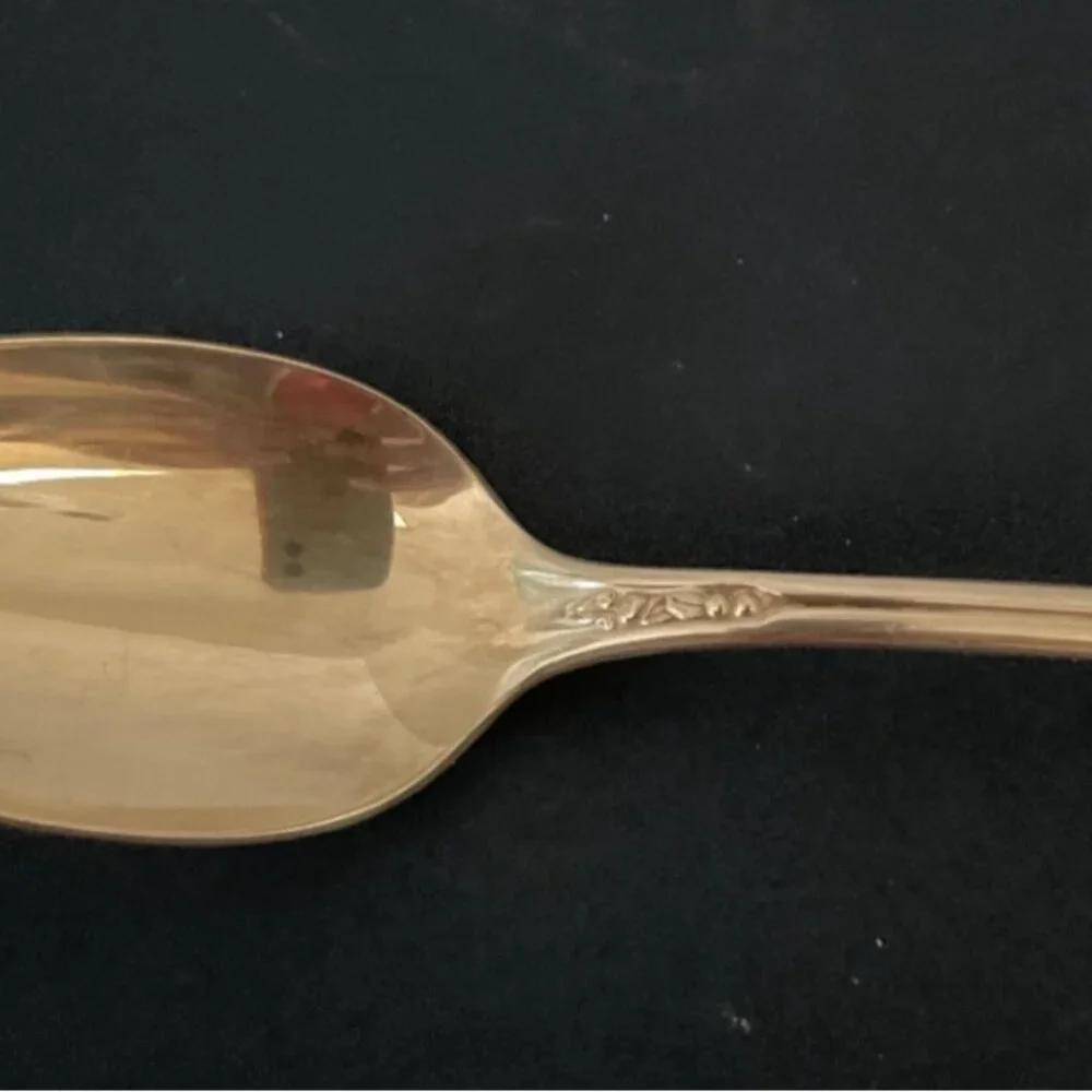 Wm Rogers Original Rogers Iced Tea Spoons Priscilla Lady Ann Pattern Silverplate